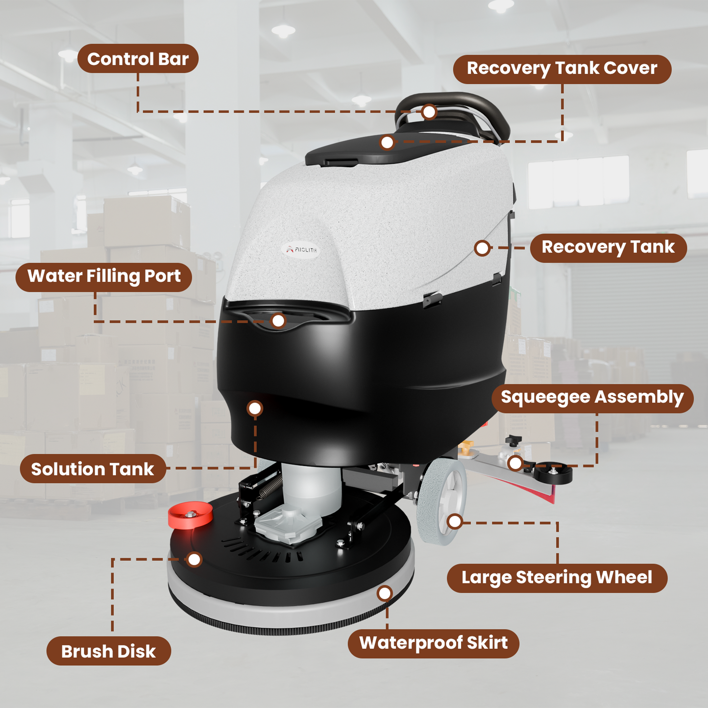 AF2013 Floor Scrubber Product Information