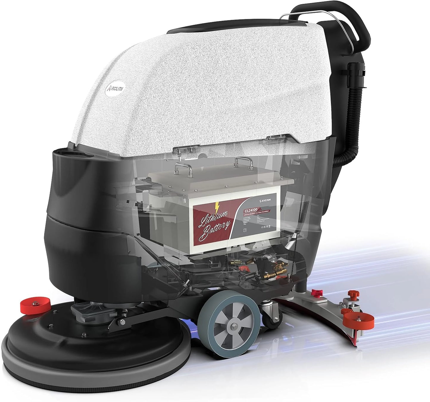 AF2217 Automatic Floor Scrubber Machine,Self-Propelled,Lithium Battery,17 Gal,22" Cleaning Width,27000 sqft/h