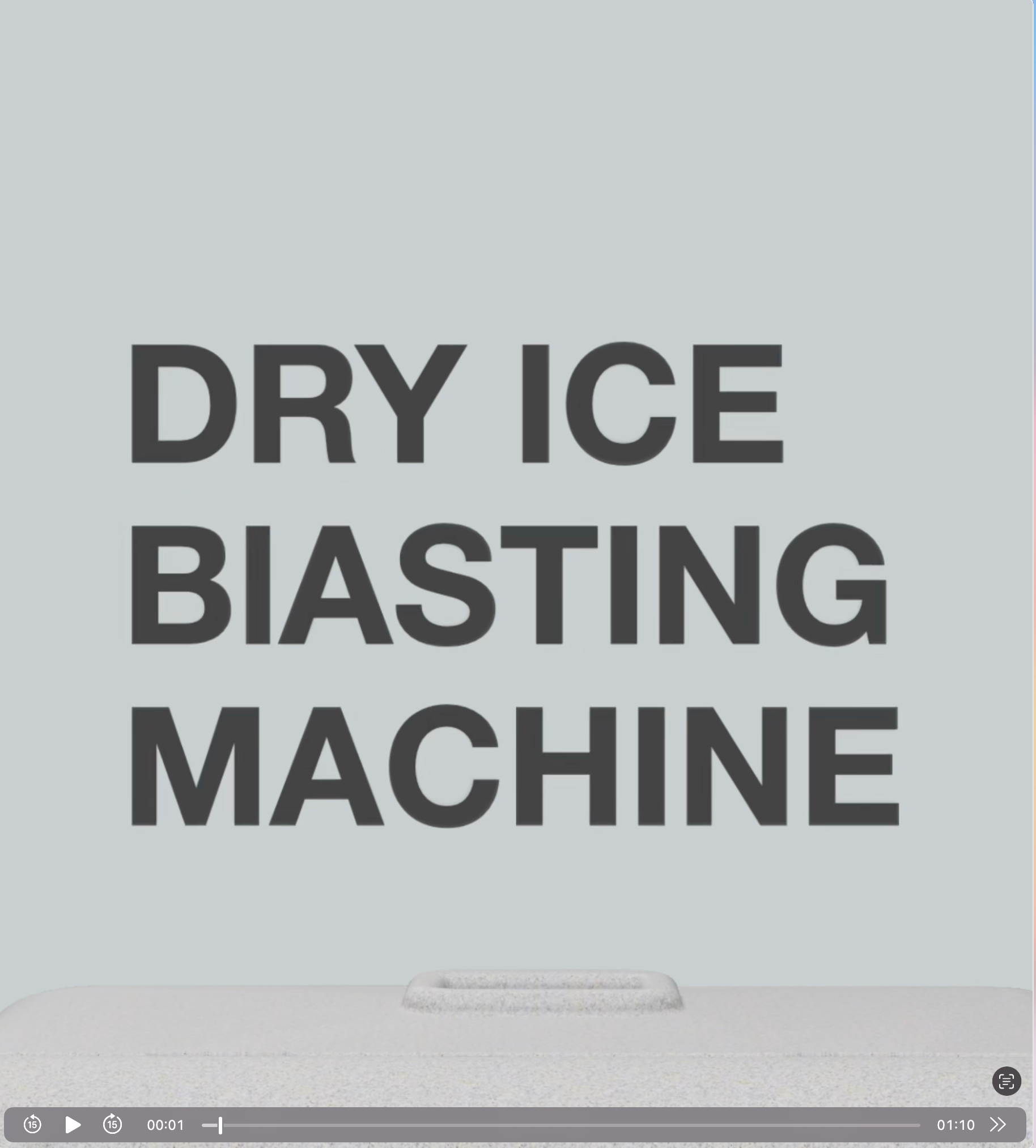 Aiolith Dry Ice Blasting Machine