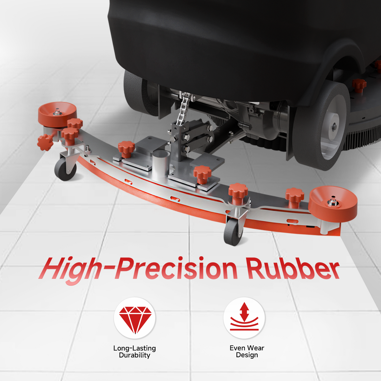 Rubber Accessories for Floor Scrubbers